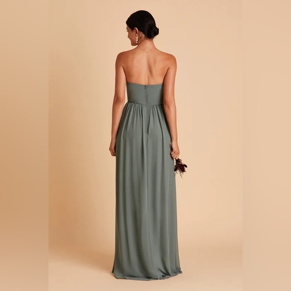 Birdy Grey AUGUST CONVERTIBLE DRESS CHIFFON SEA GLASS LARGE NEW NWT BRIDESMAID - Picture 2 of 6